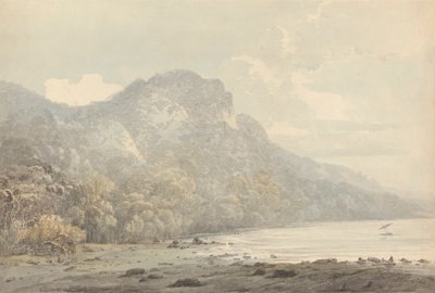 Widok Cracatoa (sic), chińskie morza autorstwa John Webber