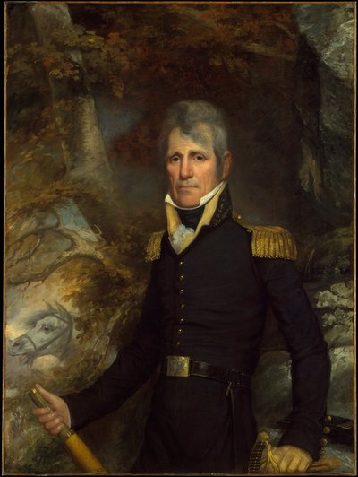 Generał Andrew Jackson, c.1819 autorstwa John Wesley Jarvis