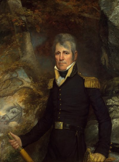 Generał Andrew Jackson, ca. 1819. autorstwa John Wesley Jarvis