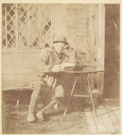 [Mężczyzna czytający książkę] autorstwa John Whistler