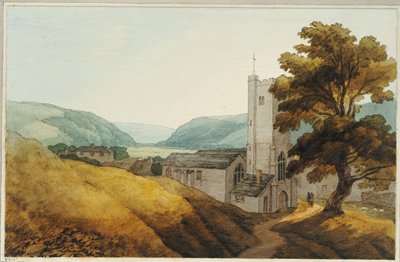 Z cmentarza w Dulverton, Somerset, 1800 autorstwa John White Abbott