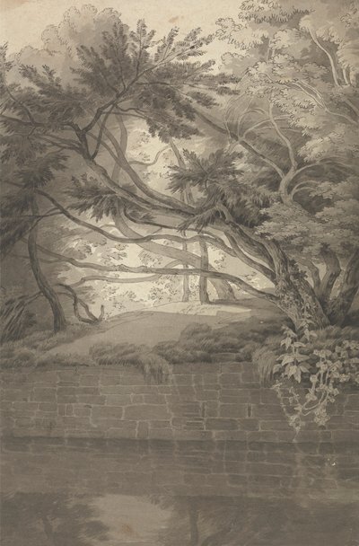 Drzewa Nad Jeziorem autorstwa John White Abbott
