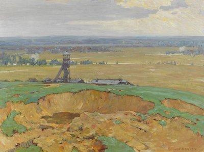 Lievin z Vimy Ridge, 1914-19 autorstwa John William Beatty