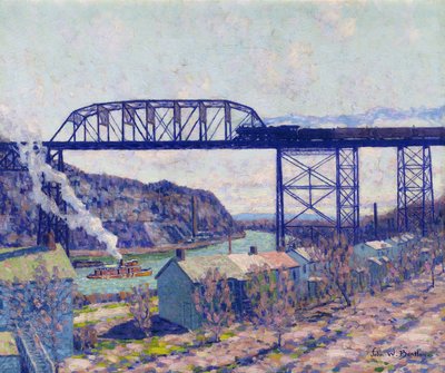 Na Rondou (olej na płótnie) autorstwa John William Bentley
