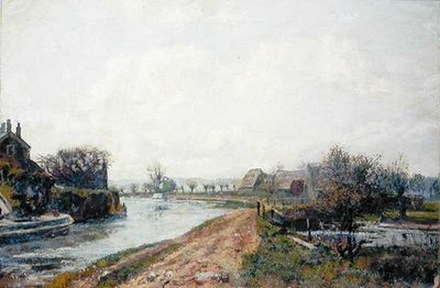 Kanał, Rickmansworth autorstwa John William Buxton Knight