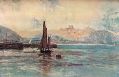 Dover-wieczór, c1895 autorstwa John William Buxton Knight