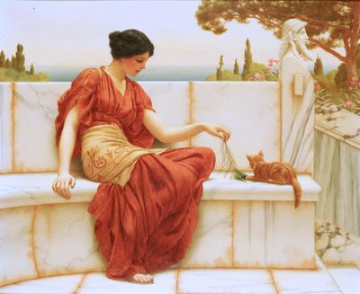 Ulubiony, 1901 autorstwa John William Godward