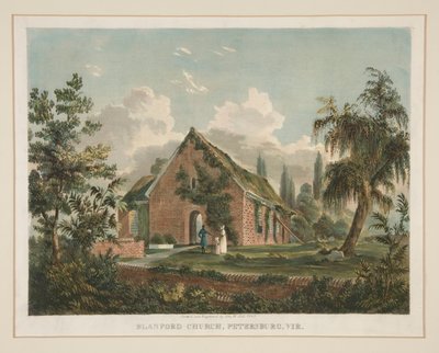 Kościół Blandford, Petersburg, Wirginia. autorstwa John William Hill