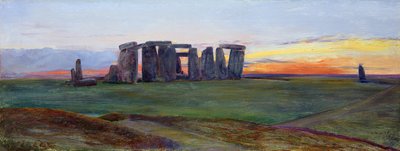Stonehenge autorstwa John William Inchbold