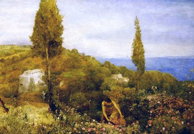 Dom Róż, Trypolis (akwarela na ołówku na papierze) autorstwa John William North