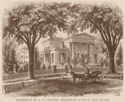 Rezydencja A.N. Skinner, Hillhouse Avenue, New Haven autorstwa John William Orr