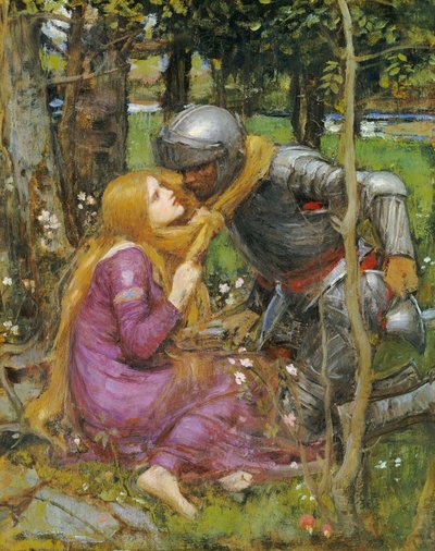 Studium dla „La Belle Dame sans Merci”, c.1893 autorstwa John William Waterhouse