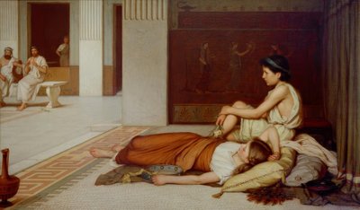Po tańcu autorstwa John William Waterhouse