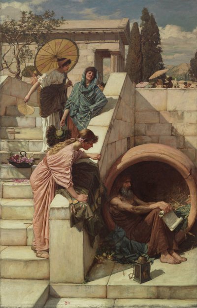 Diogenes, 1882 autorstwa John William Waterhouse
