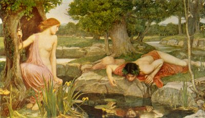 „Echo i Narcyz”, 1903, c1915. autorstwa John William Waterhouse