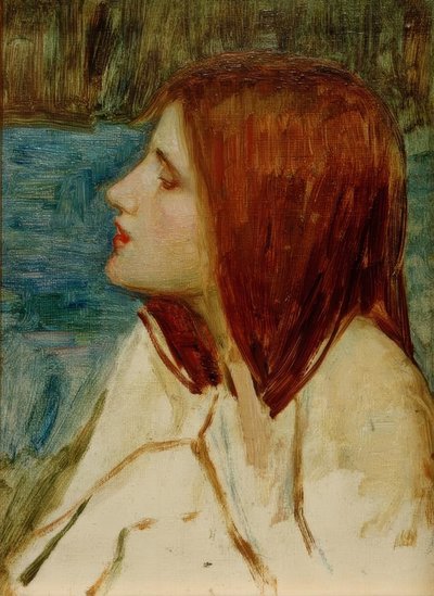 Głowa dziewczyny autorstwa John William Waterhouse
