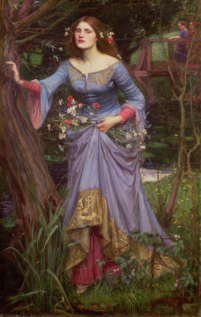 Ofelia, 1910 autorstwa John William Waterhouse