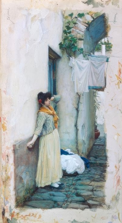 Spoczynkowy autorstwa John William Waterhouse