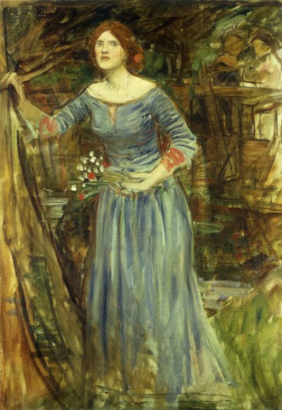 Studium dla Ofelii autorstwa John William Waterhouse
