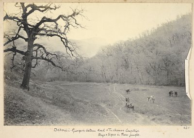 Prowincja Razavi Khorasan, Iran, ok. 1908 (zdjęcie czarno-białe) autorstwa John Williams Watson
