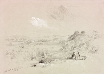 Haltwhistle od wschodu autorstwa John Wilson Carmichael