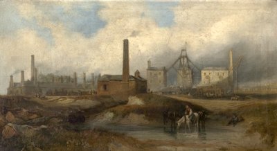 Scena przemysłowa, 1833 autorstwa John Wilson Carmichael