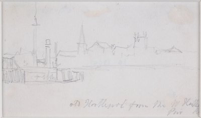 Stary Hartlepool autorstwa John Wilson Carmichael