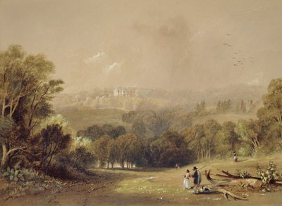 Roundhay Park, Leeds (akwarela na papierze) autorstwa John Wilson Carmichael