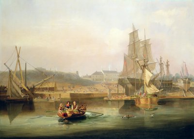 Stocznia w Hessle Cliff autorstwa John Wilson Carmichael