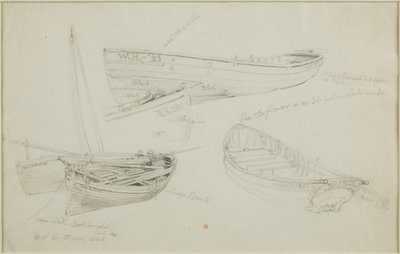 Łodzie z West Hartlepool autorstwa John Wilson Carmichael