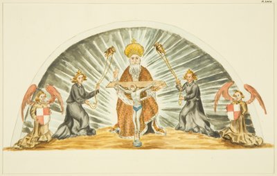 Ołtarz w Kaplicy Kanyngów (ołówek i akwarela na papierze) autorstwa John Withers