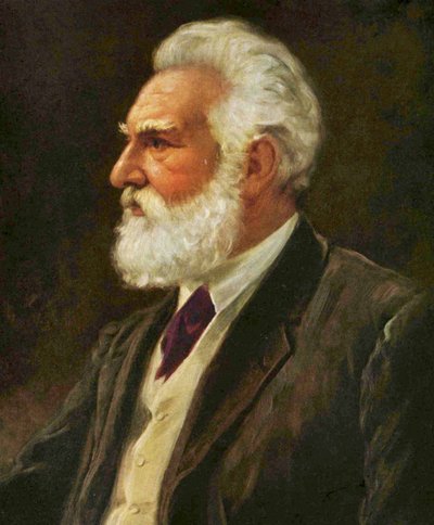 Portret Aleksandra Grahama Bella, ok. 1920 autorstwa John Wycliffe Lowes Forster