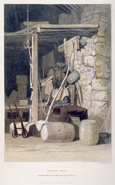 Fore Street, City of London, 1851. autorstwa John Wykeham Archer