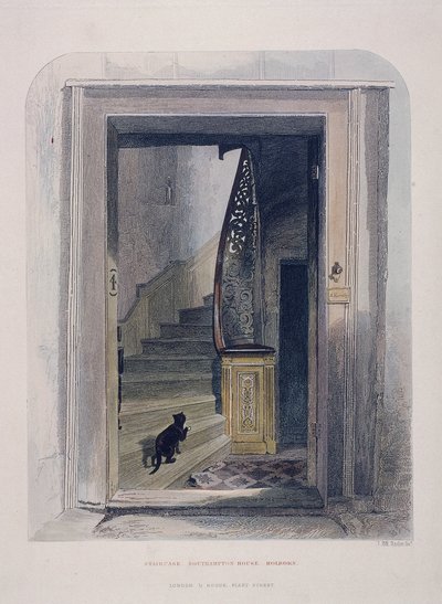 Southampton House, Chancery Lane, Londyn, 1851 autorstwa John Wykeham Archer