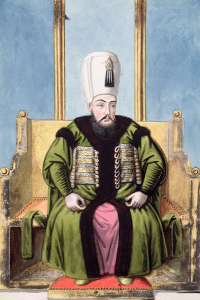 Ahmed I, cesarz osmański, 1808 autorstwa John Young