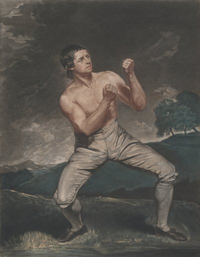 Richard Humphreys, słynny bokser, którego nigdy nie zwyciężono, 1788. autorstwa John Young