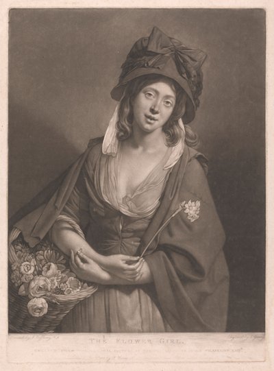Dziewczyna Kwiat autorstwa John Young