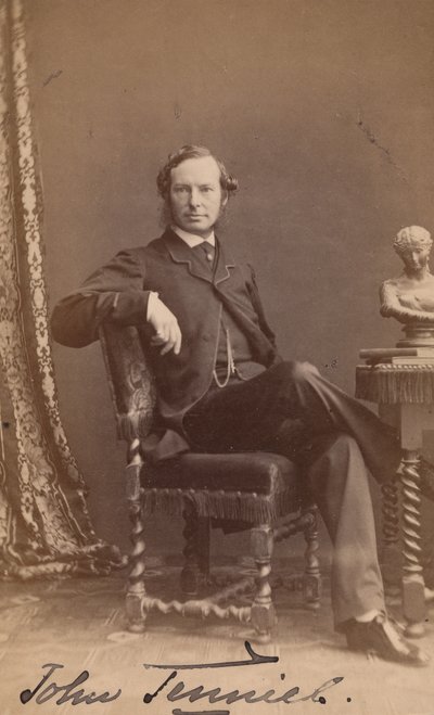 [Jan Tenniel], lata 60. XIX wieku. autorstwa John and Charles Watkins
