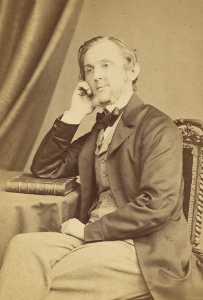 William Collingwood, lata 60. XIX wieku. autorstwa John and Charles Watkins
