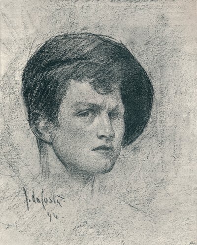 Autoportret Johna da Costy, ok. 1895 r. autorstwa John da Costa