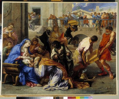 Adoracja Trzech Króli autorstwa John the Baptist of Beadan