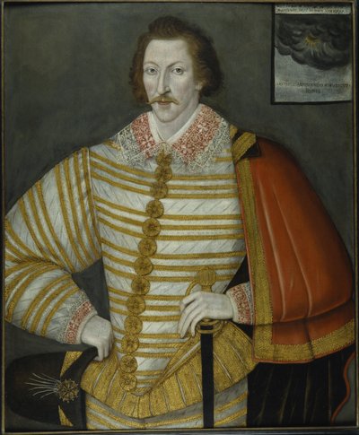 Portret Thomasa Cavendisha, Circumnavigator autorstwa John the Younger (attr.to) Bettes