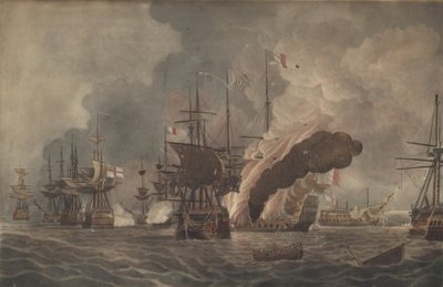 Bitwa nad Nilem, c. 1800 autorstwa John william Edy