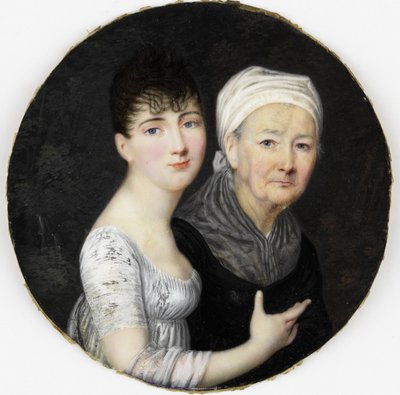 Portret starej i młodej kobiety autorstwa Johns