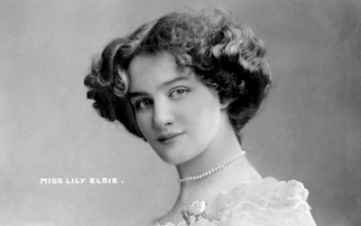 Lily Elsie 1886-1962, angielska aktorka, początek XX wieku. autorstwa Johnston and Hoffman