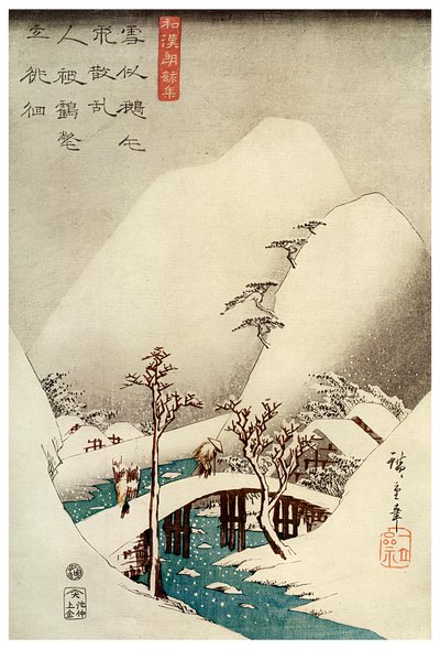 „Górski potok w śniegu”, XIX w. 1925. autorstwa Jokin