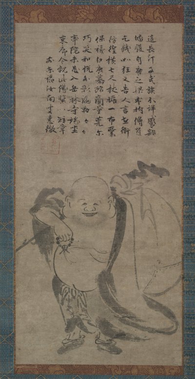Hotei, koniec XV wieku. autorstwa Jonan Etetsu
