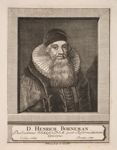 Biskup Henrik Bornemann autorstwa Jonas Haas