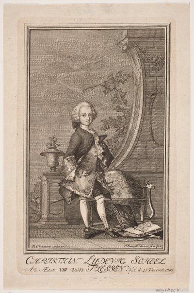 Christian Ludvig Scheel von Plessen autorstwa Jonas Haas