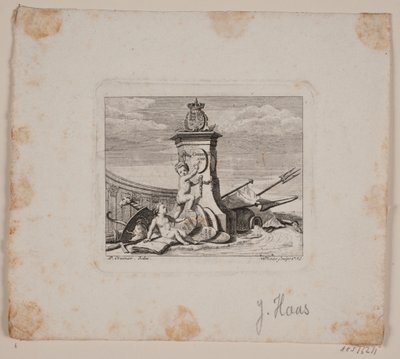 Winieta z dwoma geniuszami autorstwa Jonas Haas